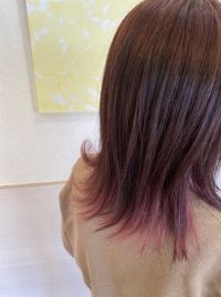 やわらかピンク裾カラー